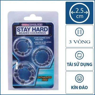 Vòng dương vật silicon chống xuất sớm (Đổi tên 